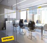 Huomioteippi lasielementteiin